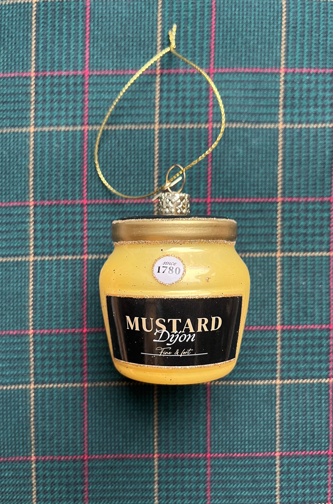 Glass Christmas Ornament ‘La Moutarde’