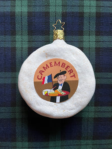 Glass Christmas Ornament "Le Camembert"