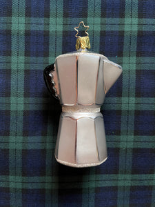 Glass Christmas Ornament "The Bialetti"