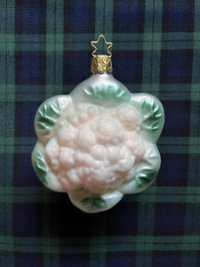 Glass Christmas Ornament "Le Chou-Fleur"