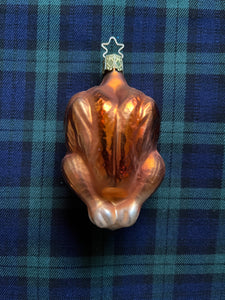 Glass Christmas Ornament "The Christmas Turkey"