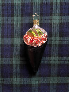 Glass Christmas Ornament "The Temaki"