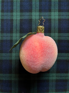 Glass Christmas Ornament "The Peaches"