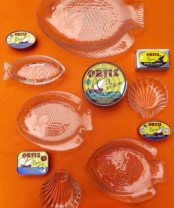 vintage fish plate