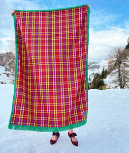 Wool Fringed Throw 