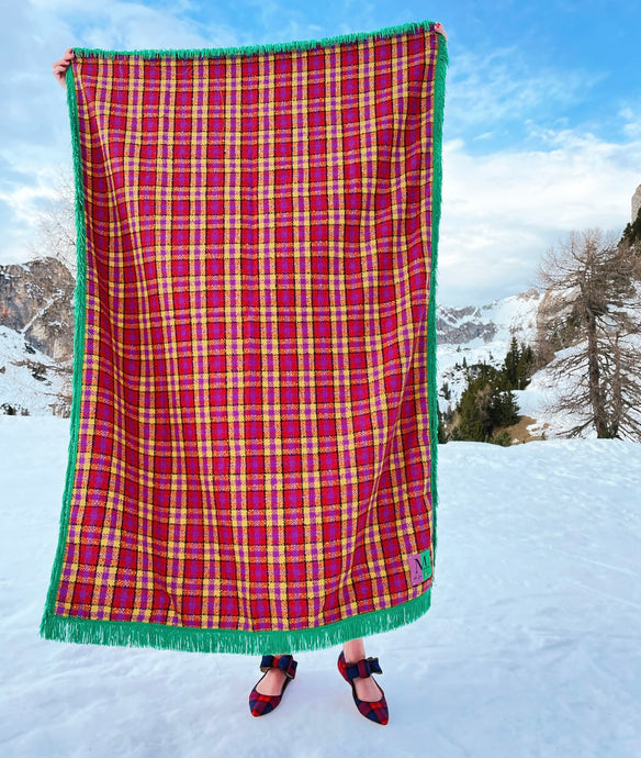 Wool Fringed Throw 