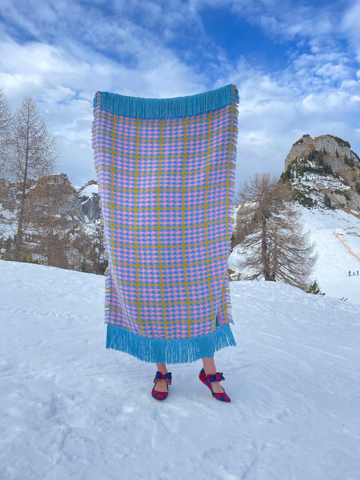 Wool Fringed Throw 
